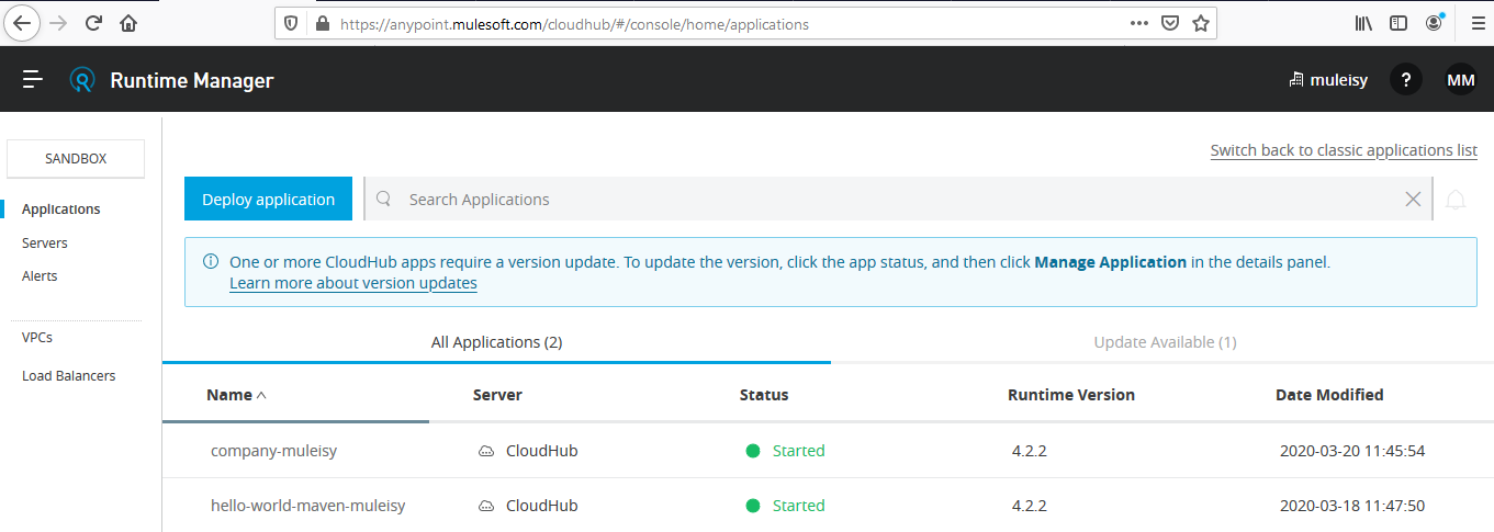 MuleSoft API lifecycle