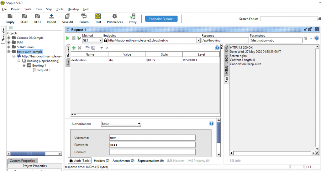 Basic Authentication Simple MuleSoft API Manager Policy