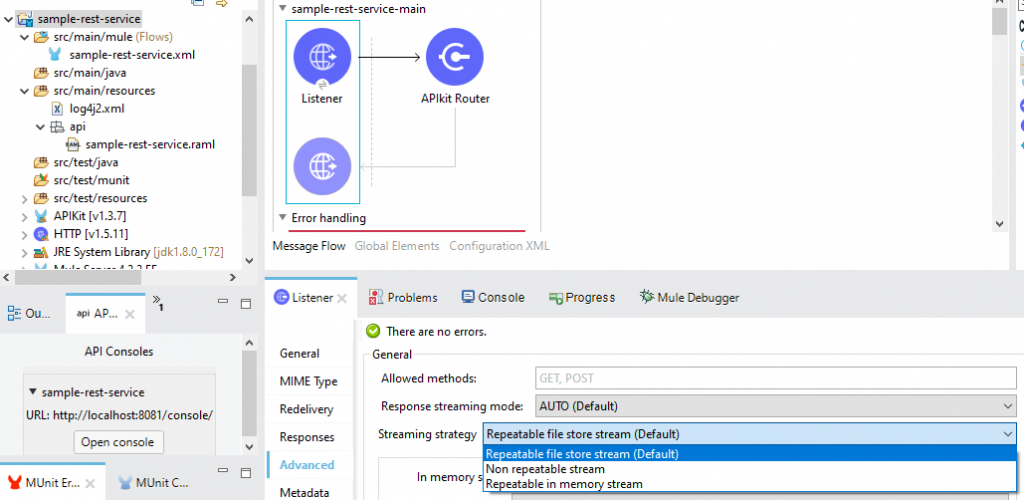 Message Logging - MuleSoft API Manager OTTB Policy